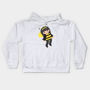 Bumble Bee Art Kids Hoodie